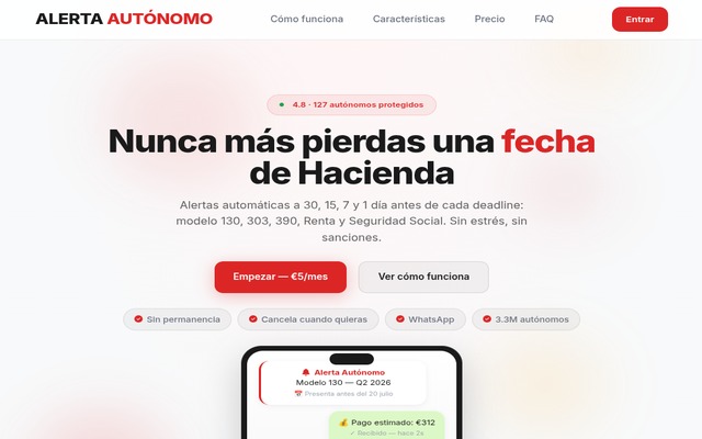 Alerta Autónomo — SaaS de alertas fiscales