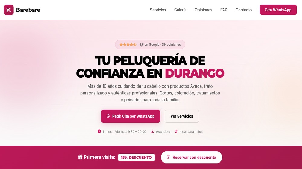 Peluquería Barebare Durango